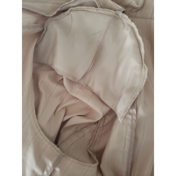 Rafaella Cream Grey White Stripe 2 pc Pant Suit Size 18W - Picture 8 of 11